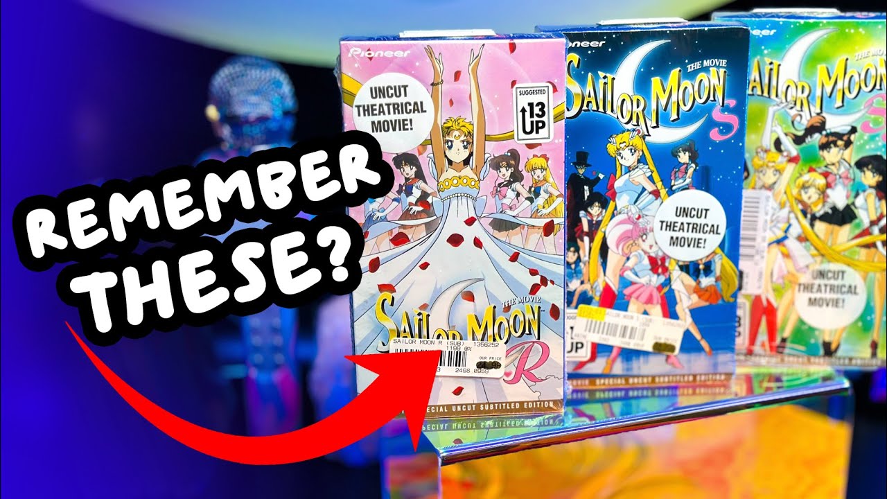 Remember these? Sailor Moon Uncut VHS & more