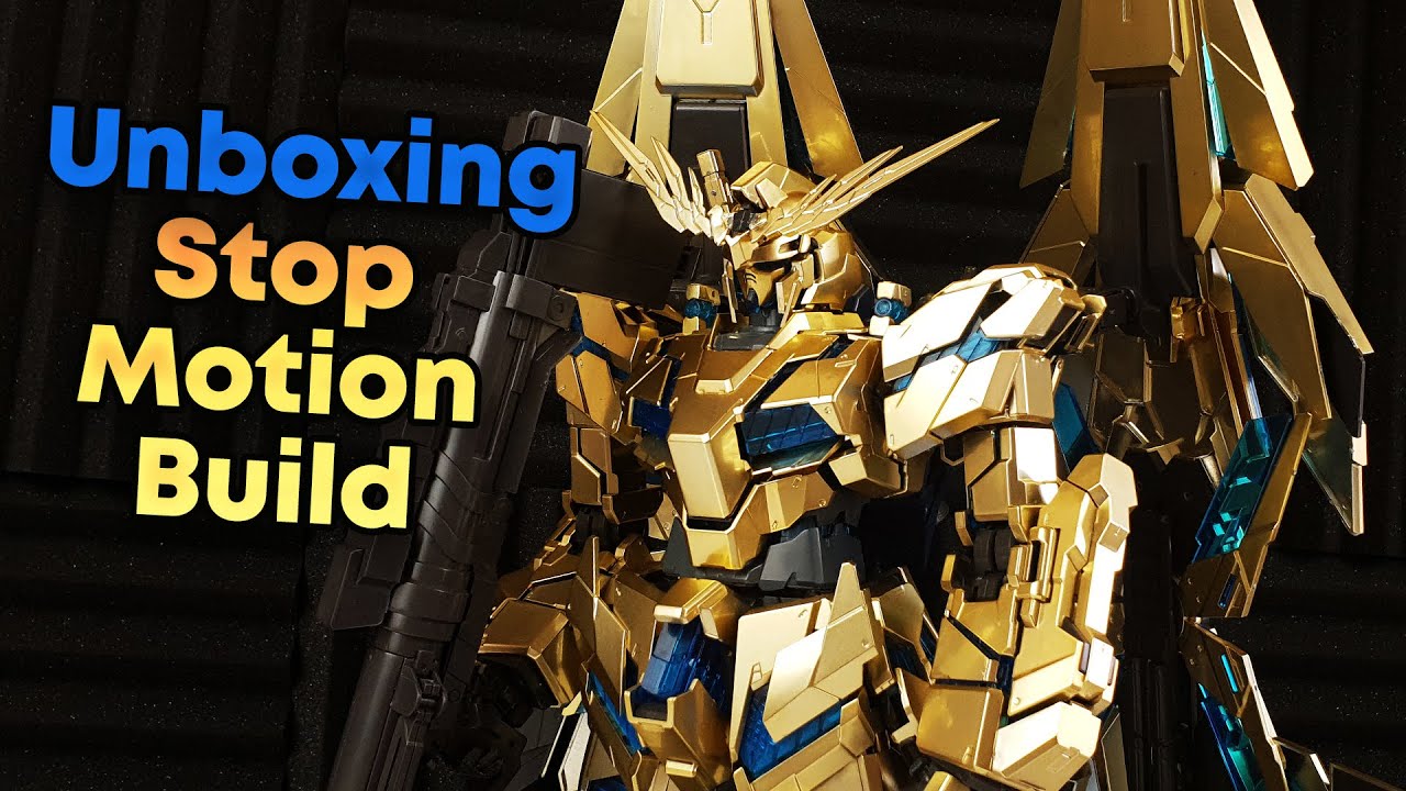 PG 1/60 Unicorn 03 Phenex (Daban Perfect Grade Model) | Unboxing + Stop Motion Build