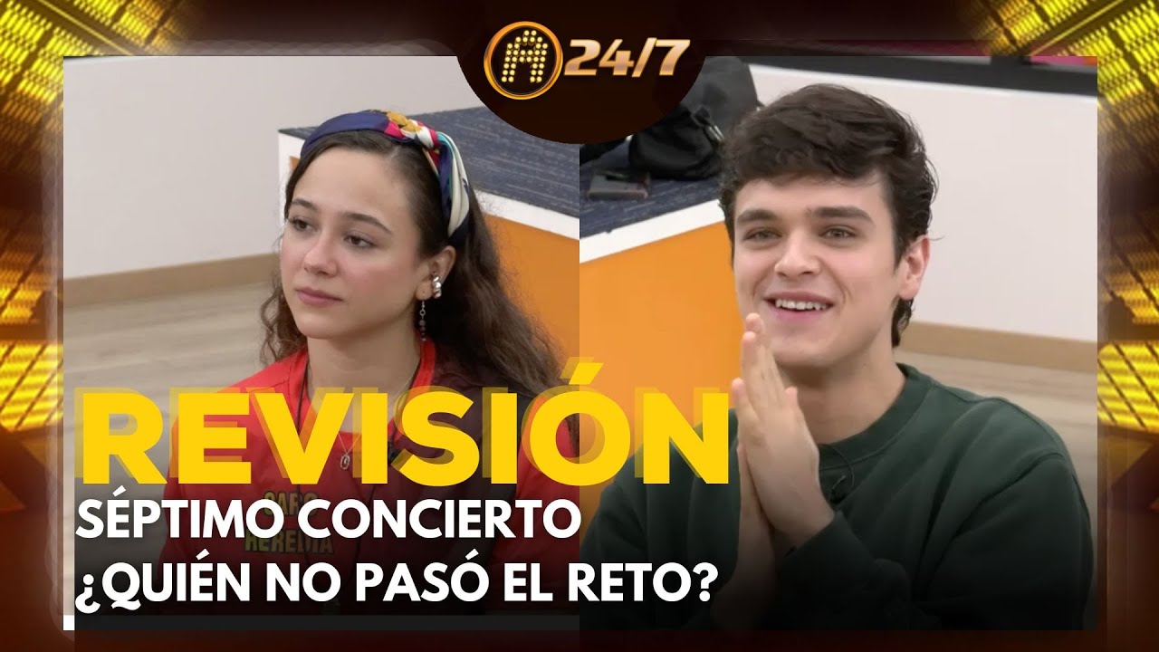 No todos cumplieron el reto &iexcl;Revisi&oacute;n del s&eacute;ptimo concierto! | La Academia 2024