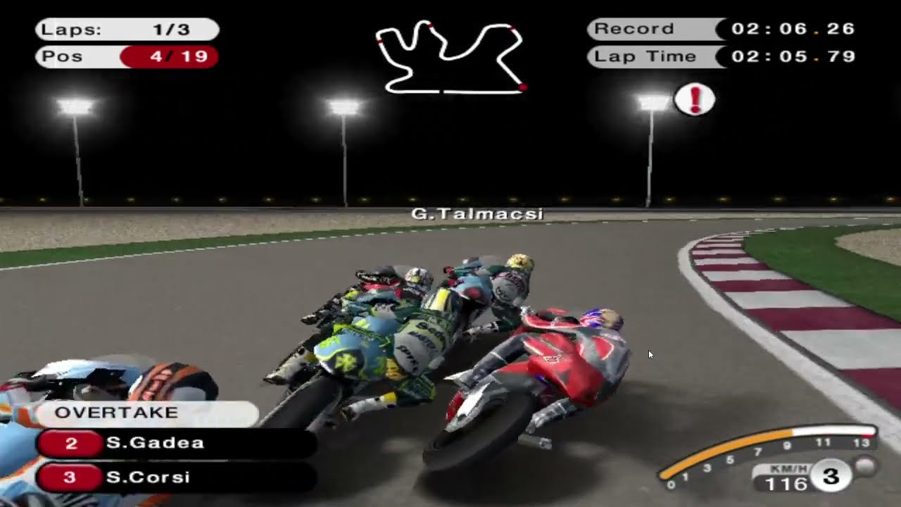 MotoGp 08 - mode carer