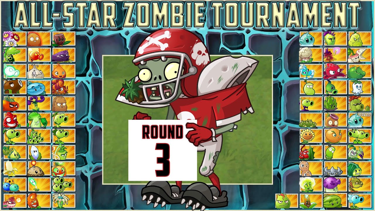 The All-Star Zombies Tournament - Round 3 | Plants vs Zombies 2 Epic Tournament - Level 4