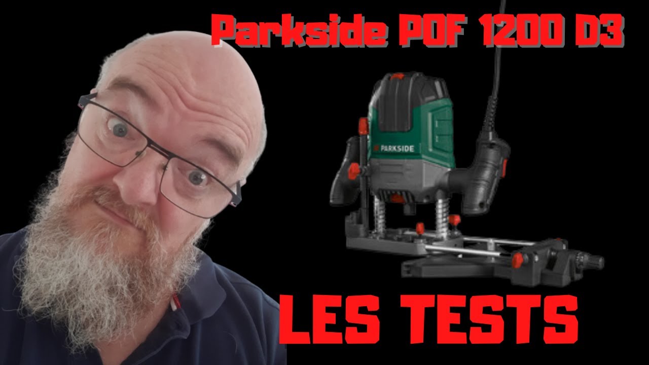 Тесты Parkside POF 1200 D3 Les