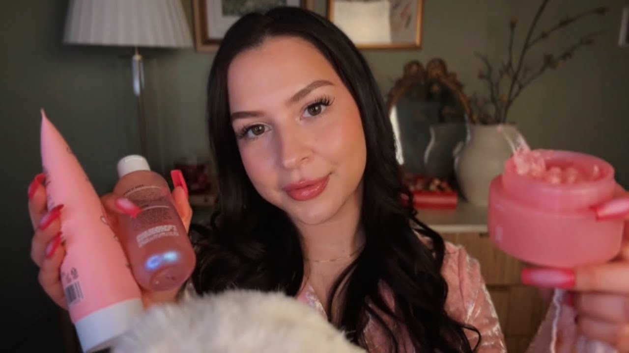 ASMR Relaxing Valentine’s Day Facial💗 (Personal Attention, Spa Sounds)🫧