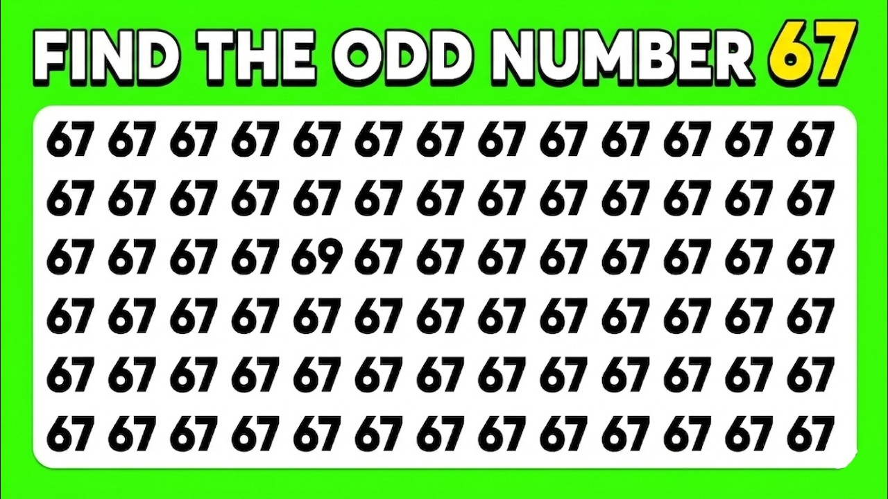 &ldquo;99% Fail This Odd One Out Challenge 😈 Can You?