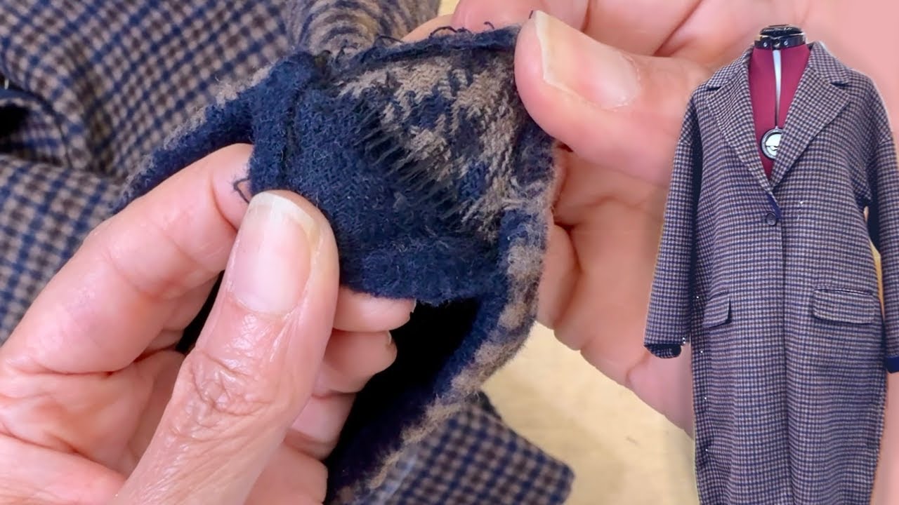 ЗНАЧИТЕЛЬНЫЕ изменения в двухслойном шерстяном пальто!
