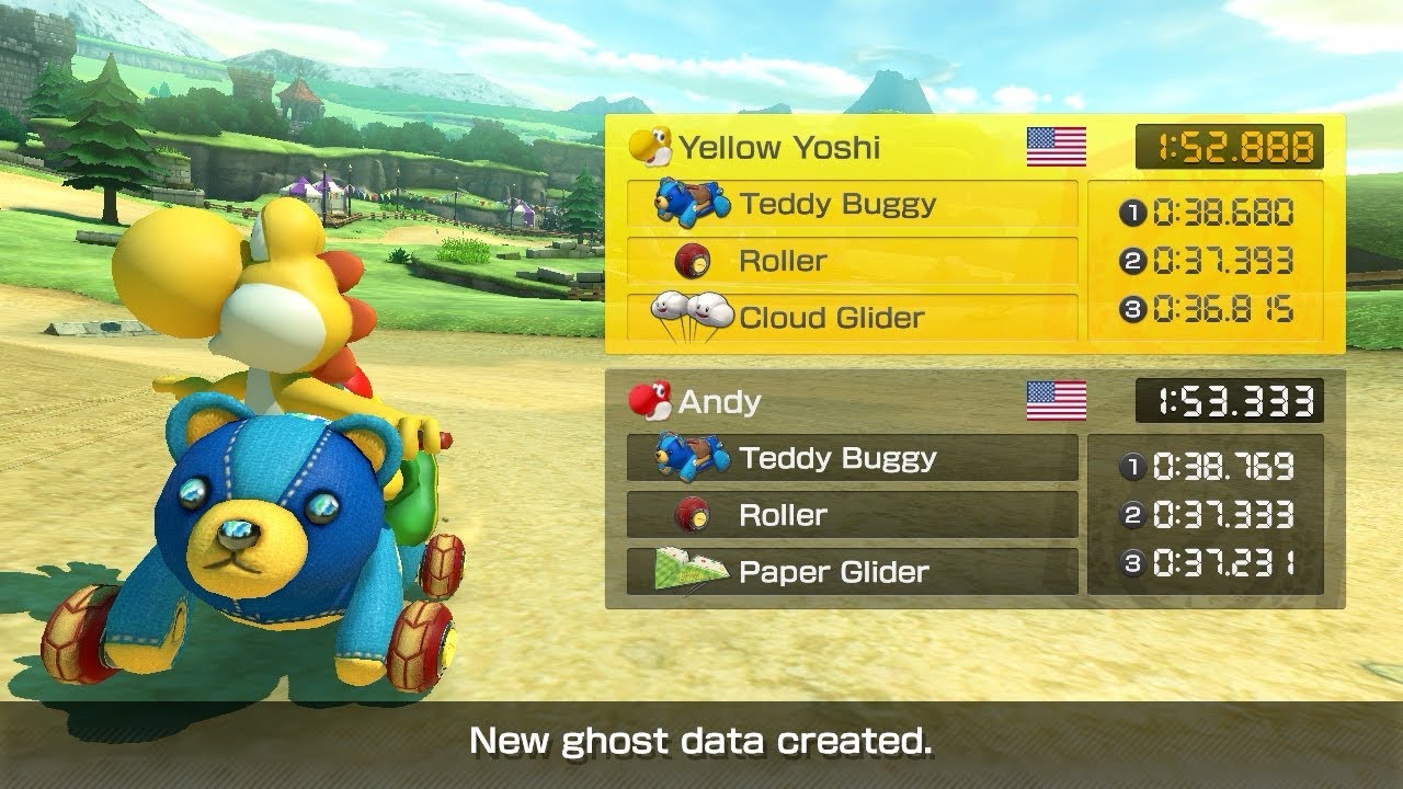 Hyrule Circuit [150cc] - 1:52.888 I Mario Kart 8 Deluxe Time Trial