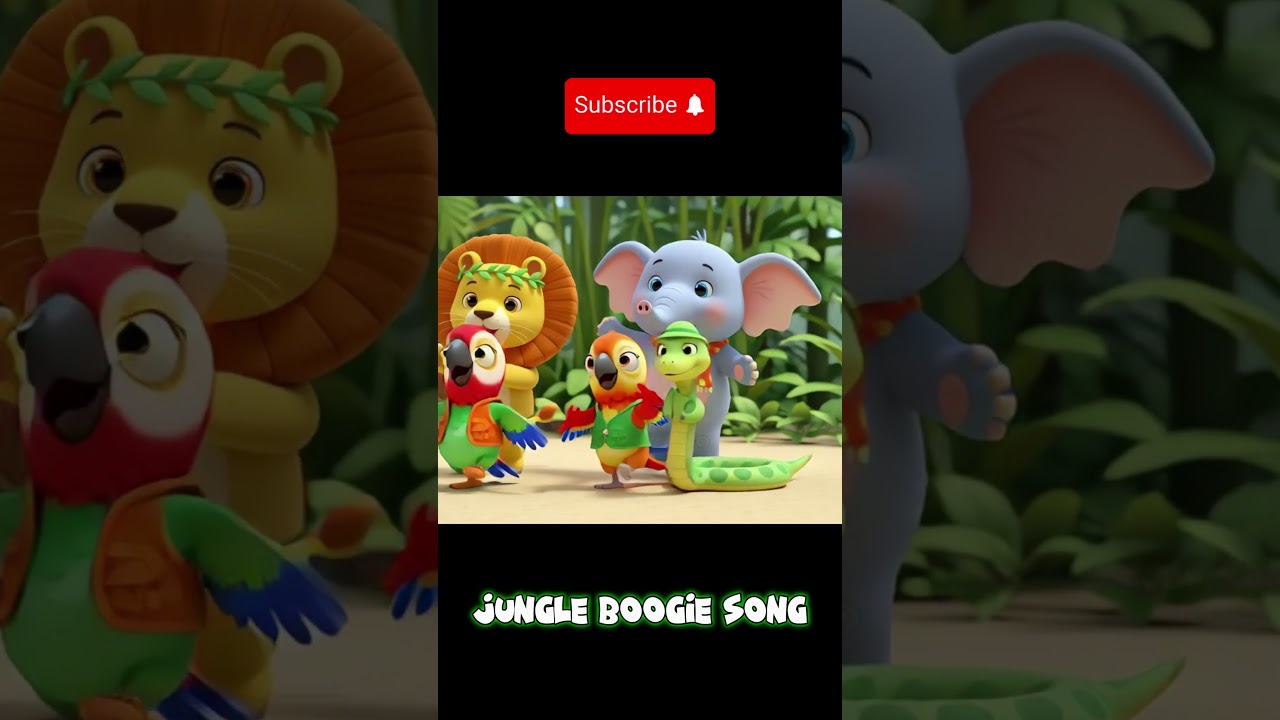 Jungle Boogie 🐵🌴 | Fun Animal Dance Song for Toddlers | Preschool Kids Music