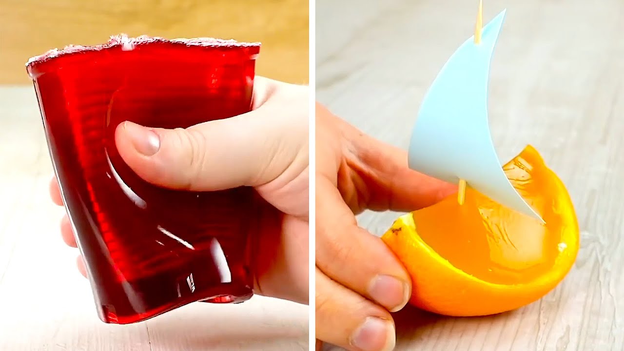 Fun Jelly Crafts and Party Food Ideas