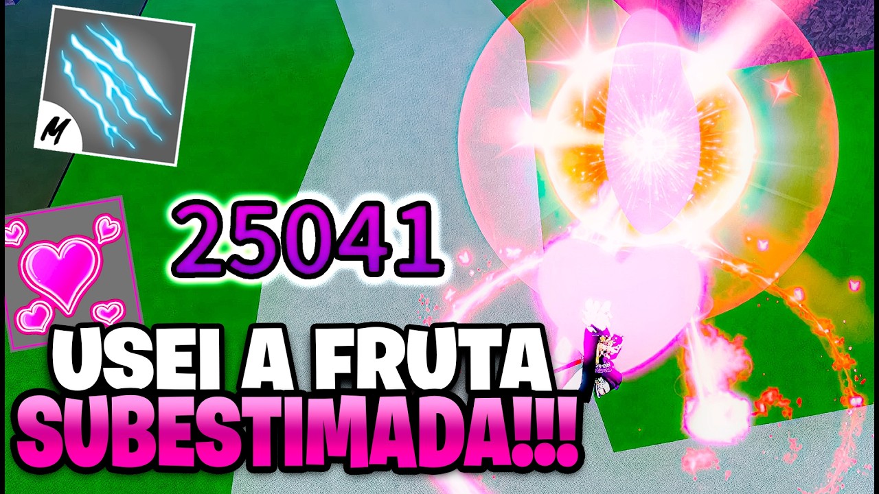 USEI a FRUTA LOVE no BLOX FRUITS para CAÇAR BOUNTY!!!