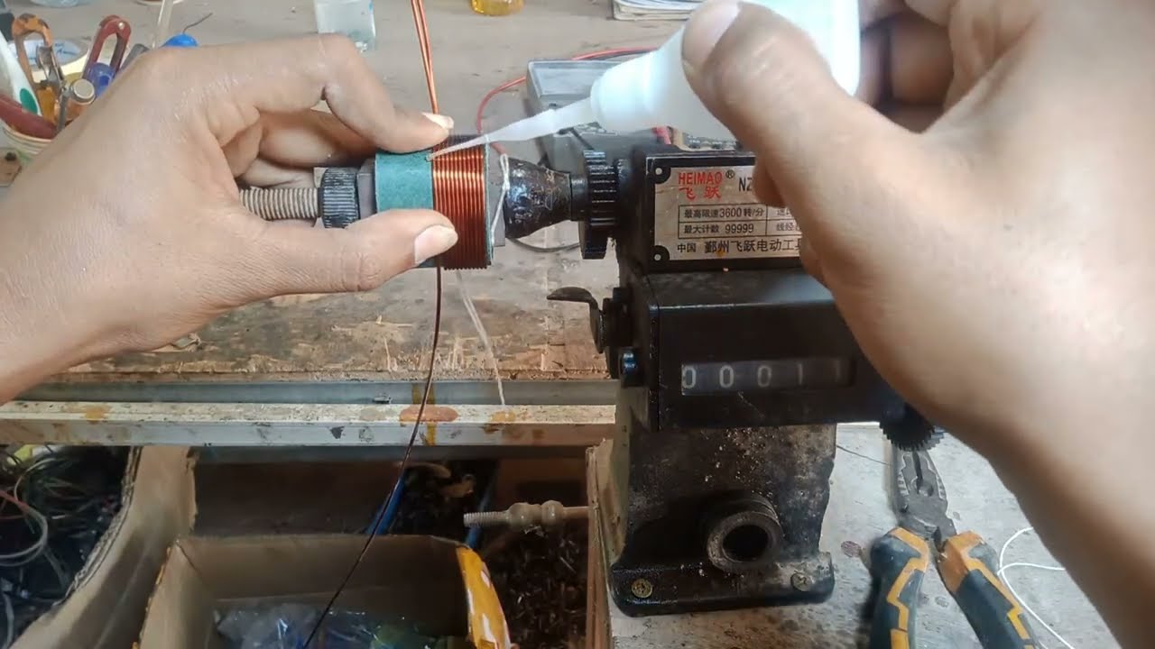 របៀបរុំដុំឆក់​ Transfomer fish shock