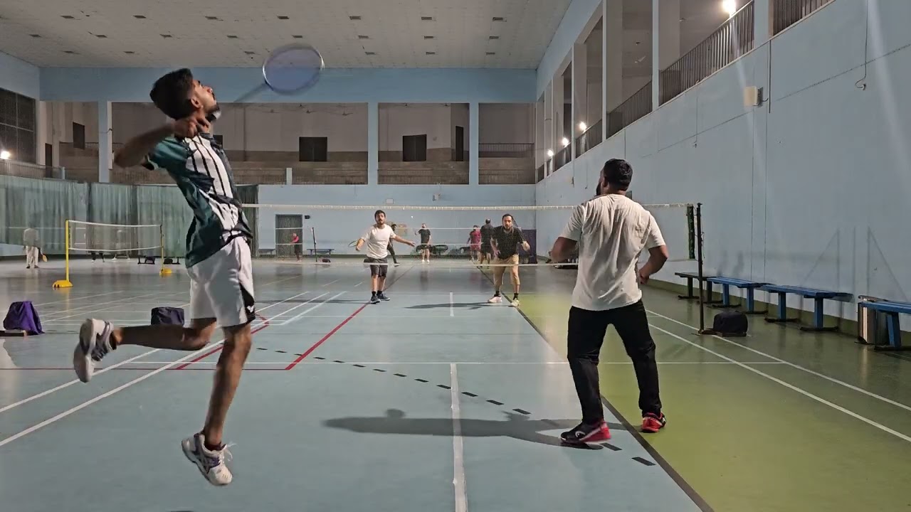 Abdul & Haris Vs. Shabbir & Hunain Badminton Doubles Match 3/3(1st Three)