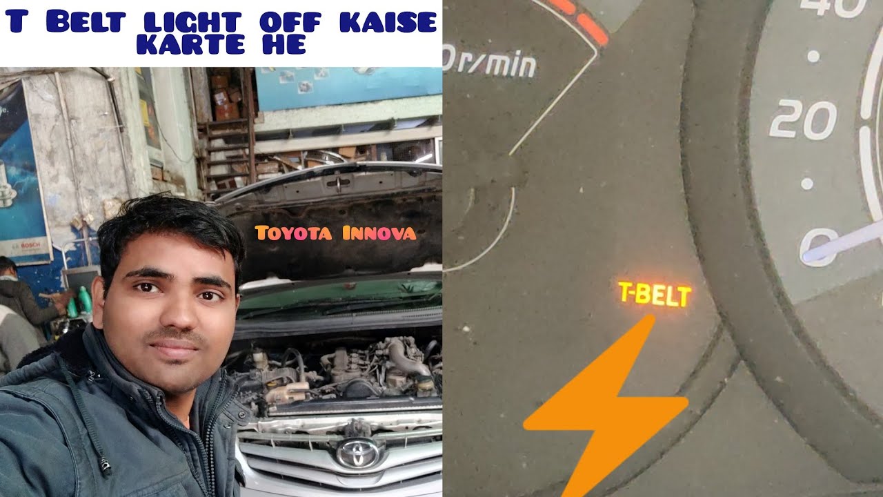 Toyota Fortuner Innova car t Belt light RESET