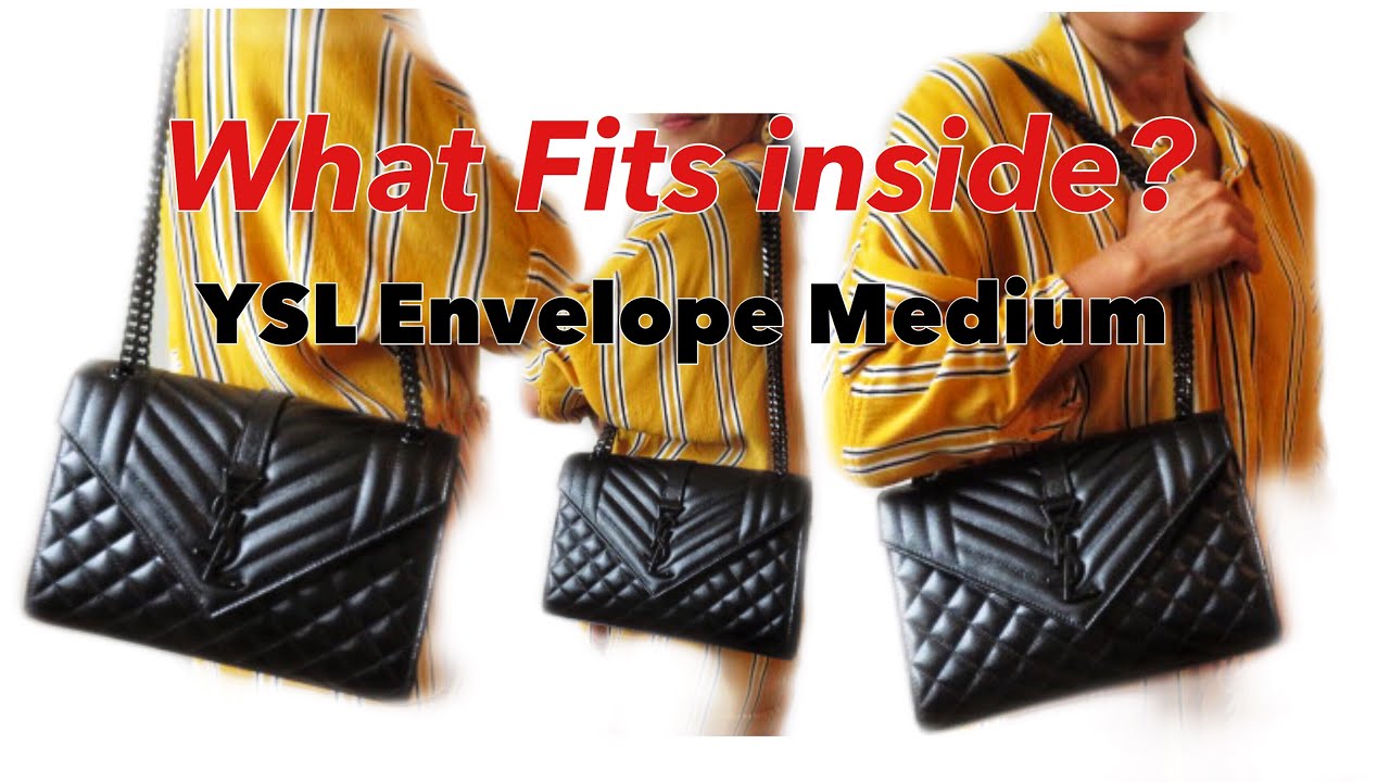 Saint Laurent Envelope Medium จุอะไรได้บ้าง? What Fits inside my YSL Envelope Medium