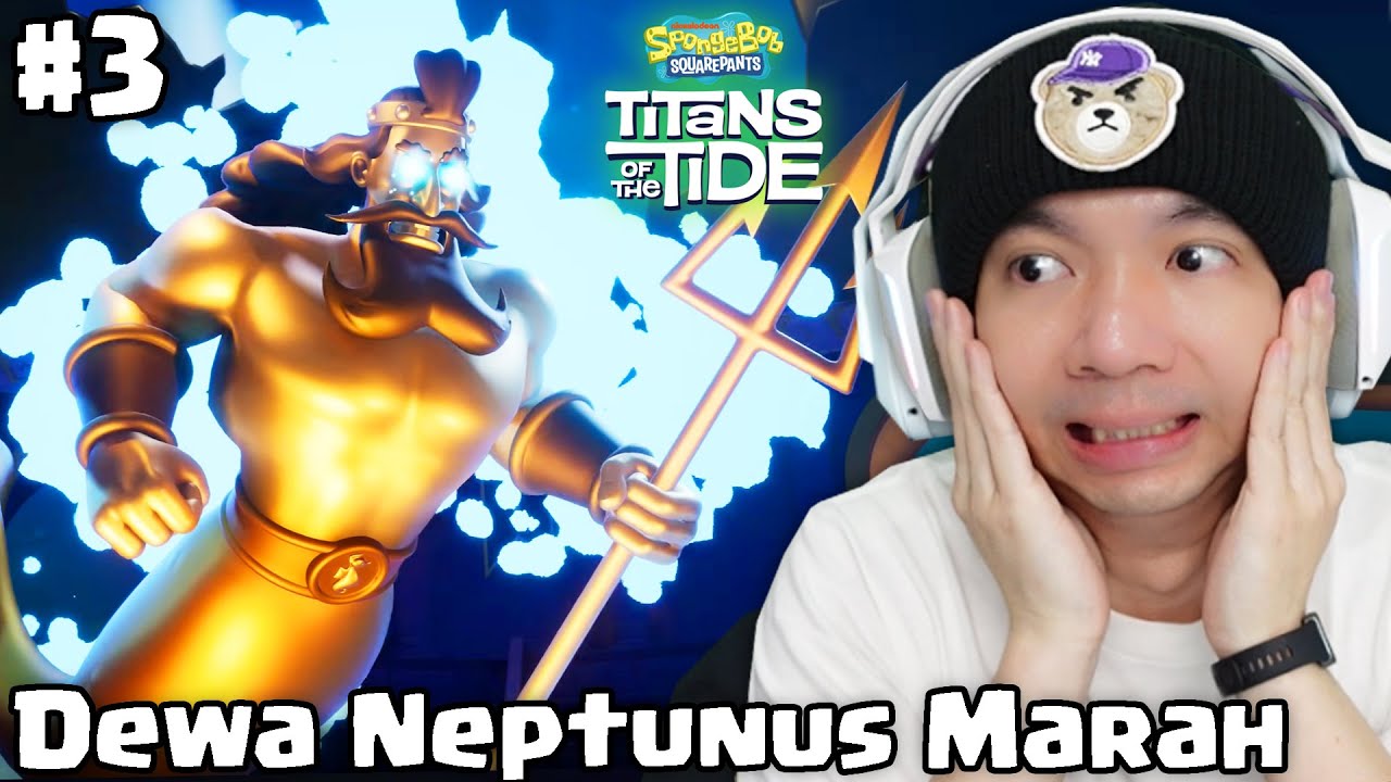 Melawan Dewa Naptune - SpongeBob SquarePants Titans of the Tide Indonesia Part 3