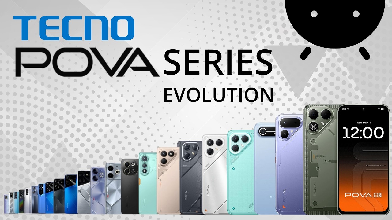 Evolution of Tecno Pova Series
