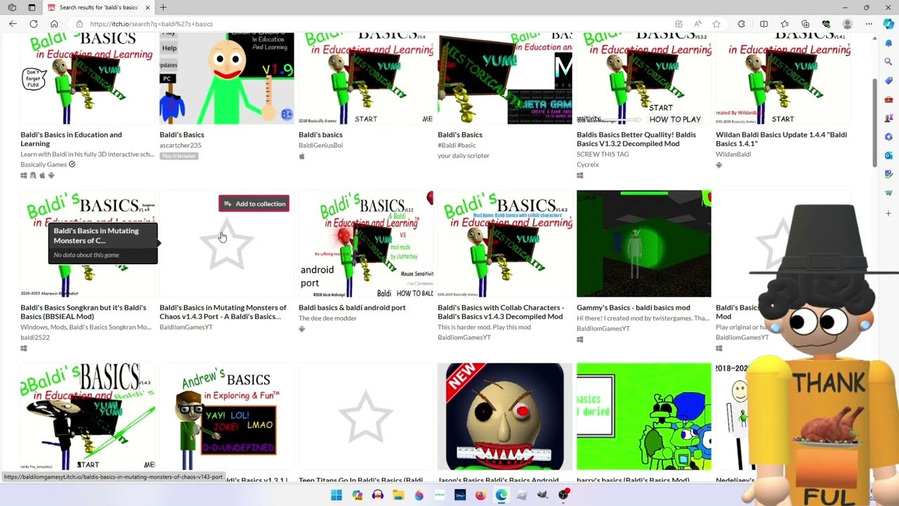 Baldi's Basics itch.io thanksgiving marathon! pt.1 | Baldi's Basics