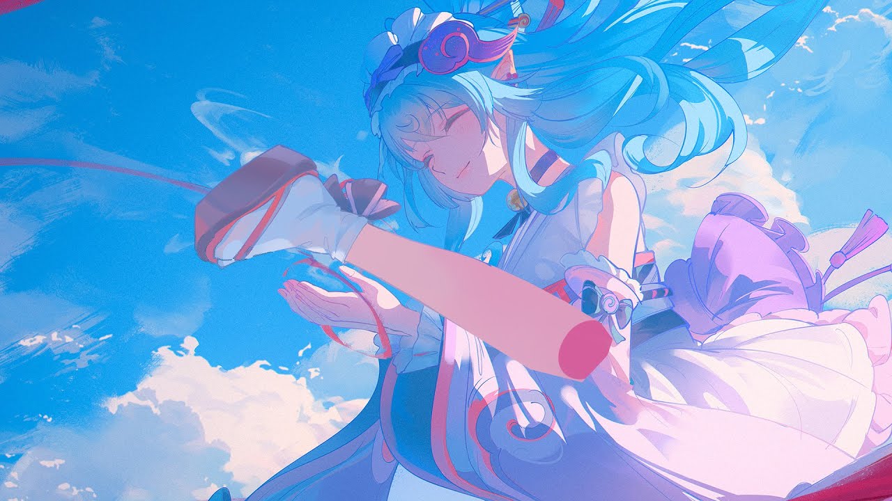 【Genshinimpact】夢見月瑞希【painting process】