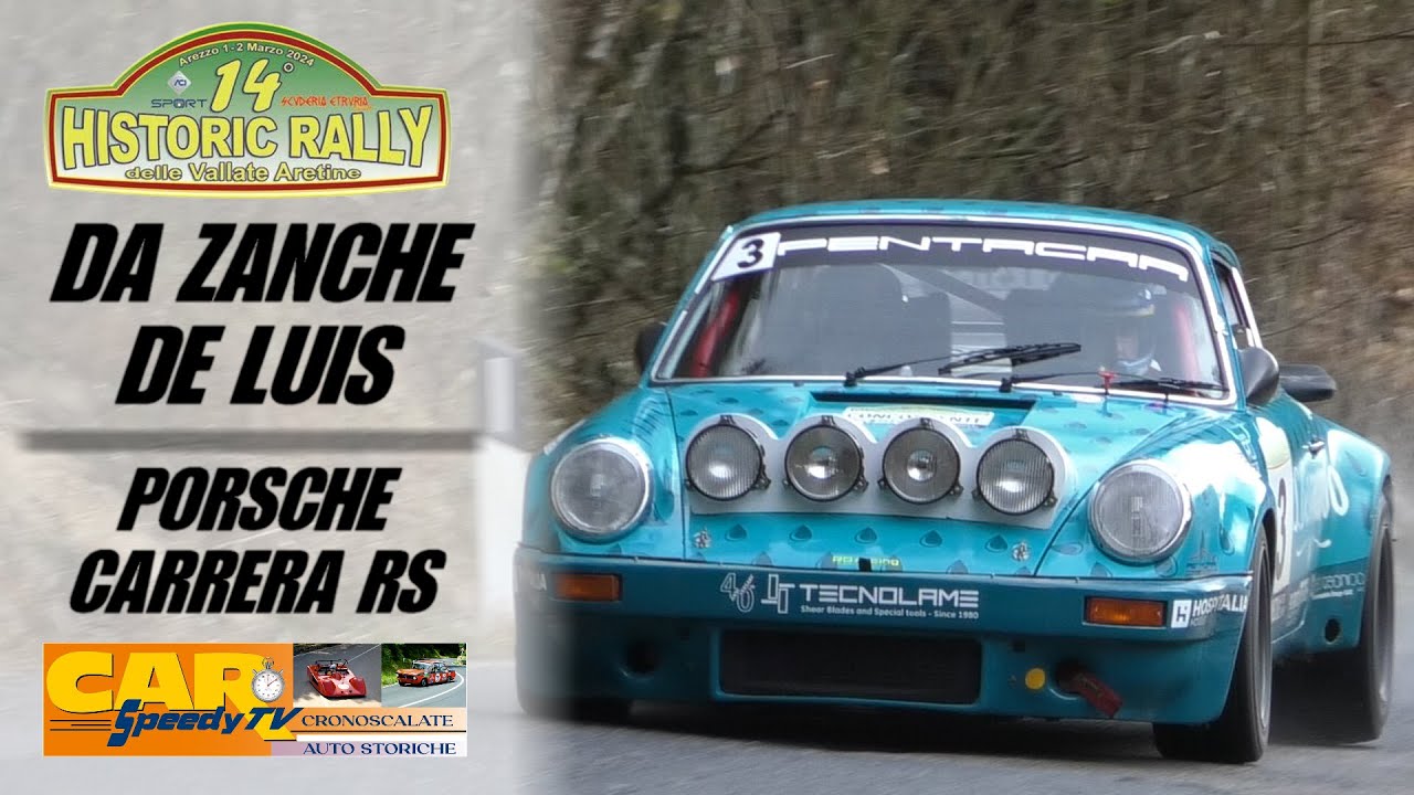 Historic Rally Vallate Aretine 2024 || Lucio Da Zanche-Daniele De Luis || Porsche Carrera RS