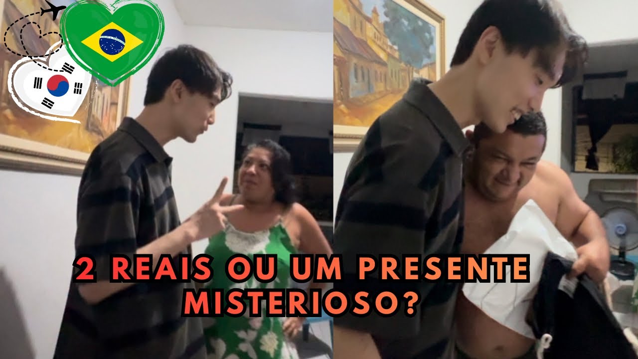 Surpreendendo Meus Sogros Brasileiros com Presentes. 🇰🇷🎁🇧🇷