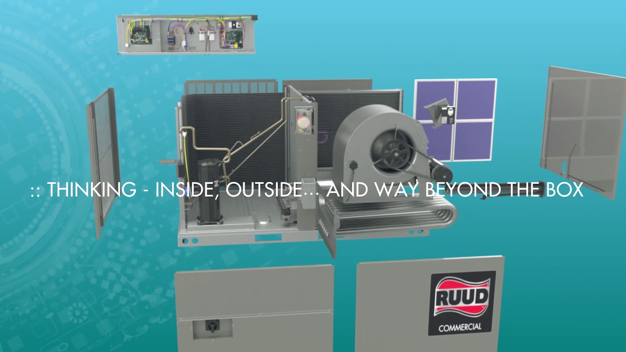 Introducing the all-new Ruud® Commercial 7.5–12.5 Ton Renaissance™ HVAC Line