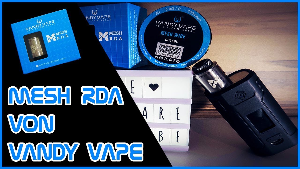 MESH RDA von VANDY VAPE |Unboxing-Review-Wickeln|