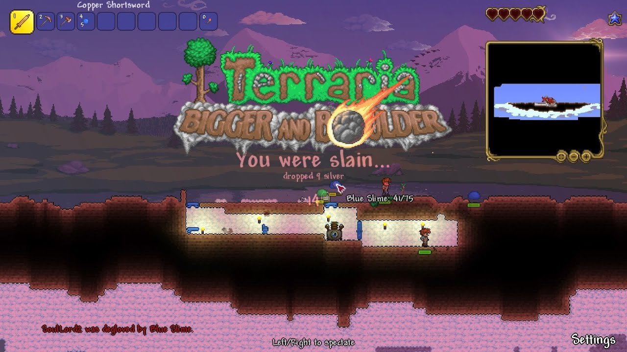 Terraria SkyBlock ep1 Death and trying to survive