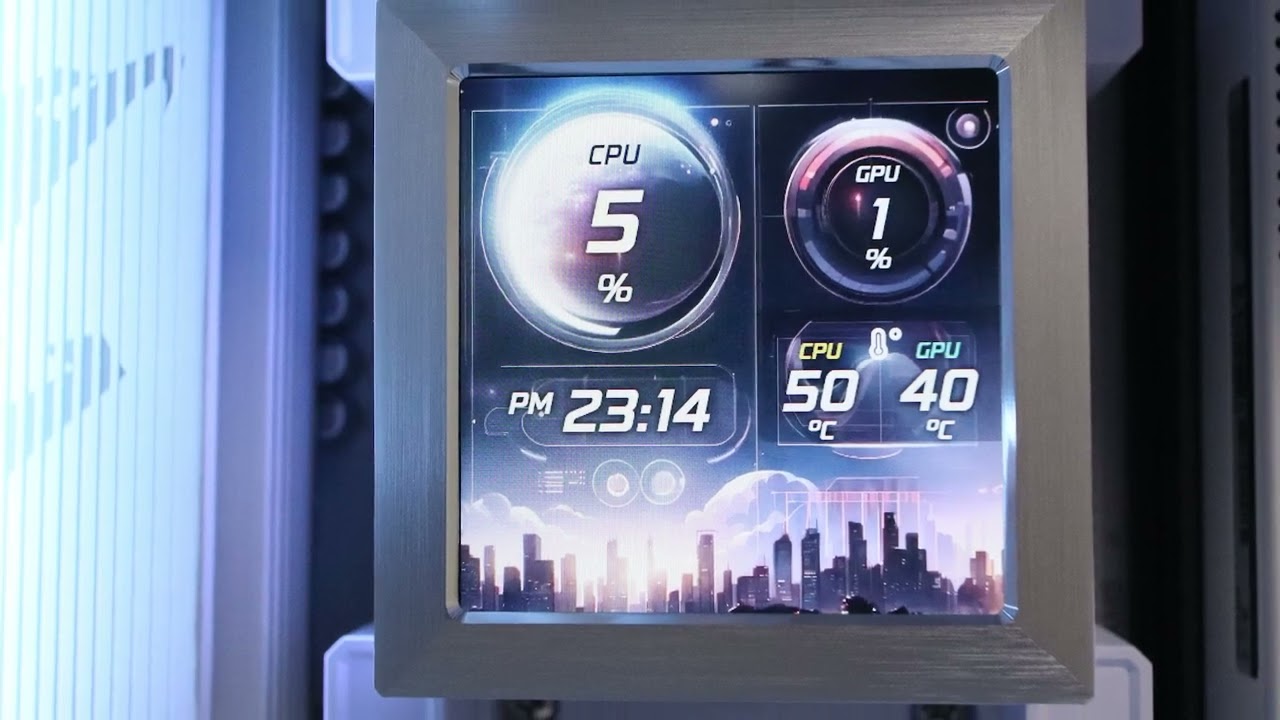 Lian Li HydroShift LCD 360S AIO Screen Effect