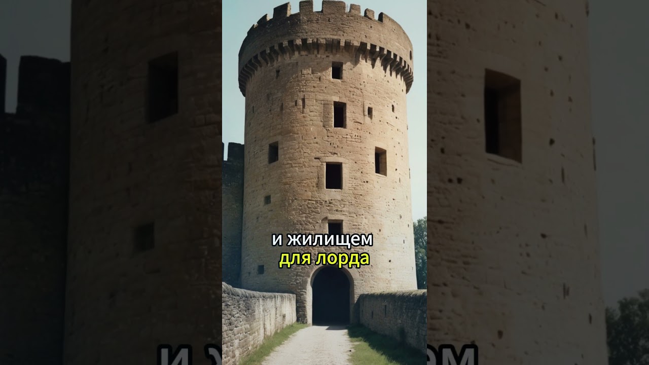 Средневековые Замки: Величие и Защита 🏰  #factshow #факты #СредневековыеЗамки #История #Архитектура