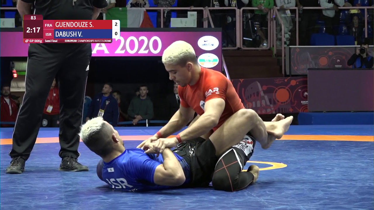1/2 Men's GP No-Gi - 66 kg: S. GUENDOUZE (FRA) v. V. DABUSH (ISR)