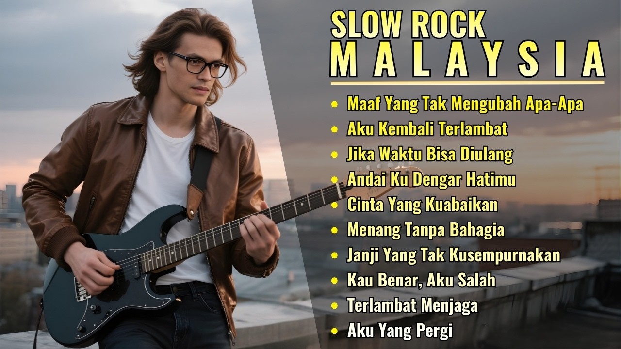 Slow Rock Malaysia NONSTOP! Lagu Balada Rock Terbaik untuk Teman Santai Anda