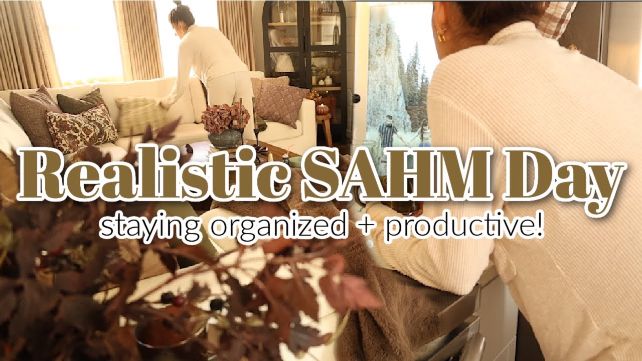 Мой реалистичный ежедневный распорядок дня SAHM ✨ | Организация, дела и уход за собой с календарё...