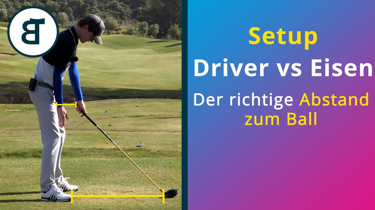 Driver vs Eisen | Der richtige Abstand zum Ball