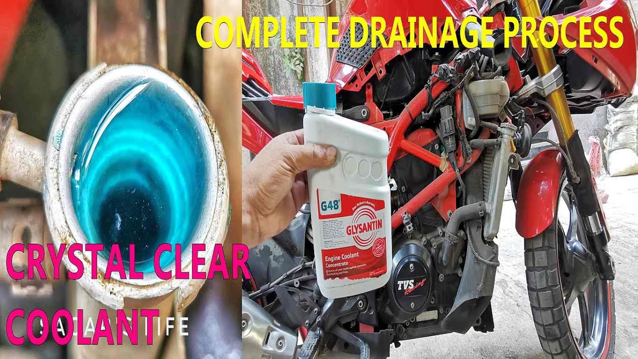 HOW COMPLETELY CHANGE COOLANT OF APACHE RR 310 | DETAILED GUIDE | Glysantin G48 | PART 2