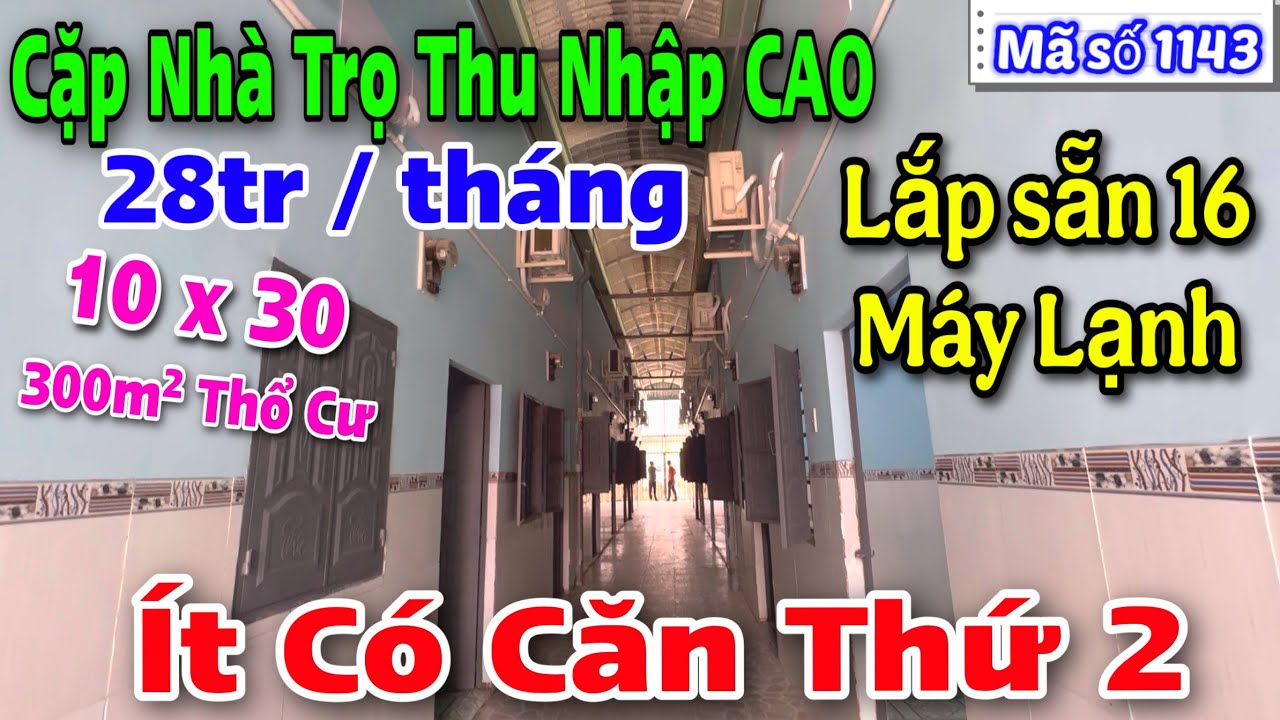 Sót lại Cặp Trọ Nhiều Phòng Thu Nhập Cao, Lắp Sẵn mọi thiết bị Vào chỉ việc Kinh doanh SÁT CHỢ, KCN