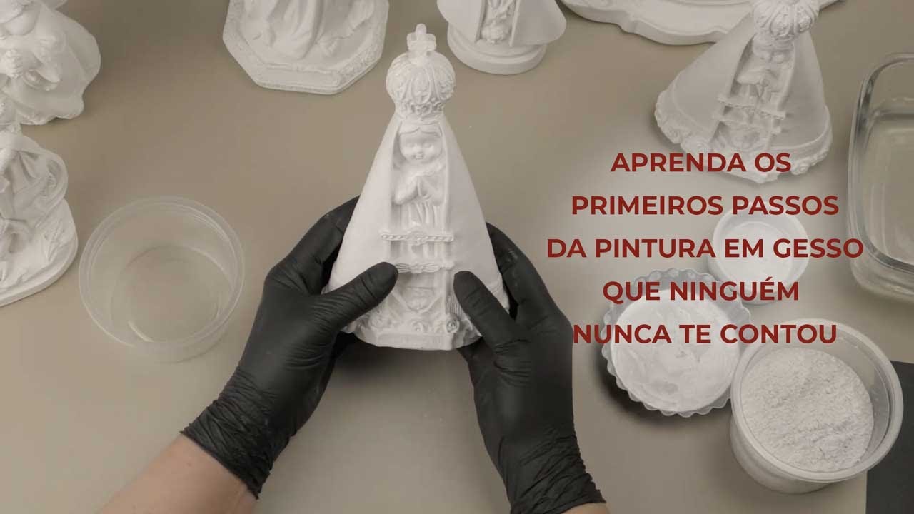 APRENDA OS SEGREDOS DOS PRIMEIROS PASSOS PARA UMA PINTURA EM GESSO PERFEITA