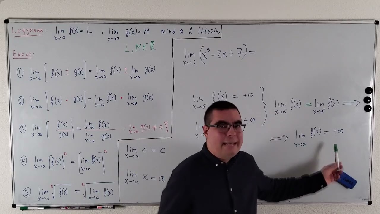 Calculus Elmélet {9} | Határérték 1.6 | Polinom Függvények Határértéke + Határérték Számolás