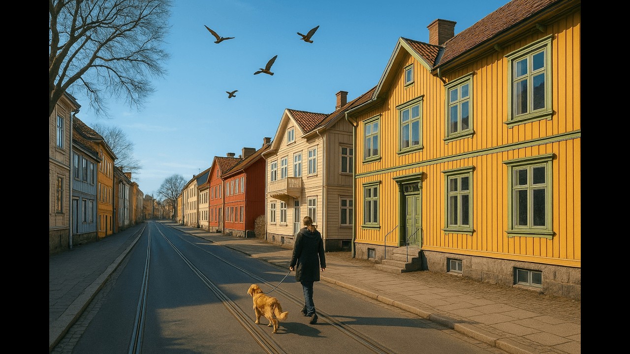 Winter  in Gothenburg 🇸🇪  Peaceful 4K Stroll Through Majorna