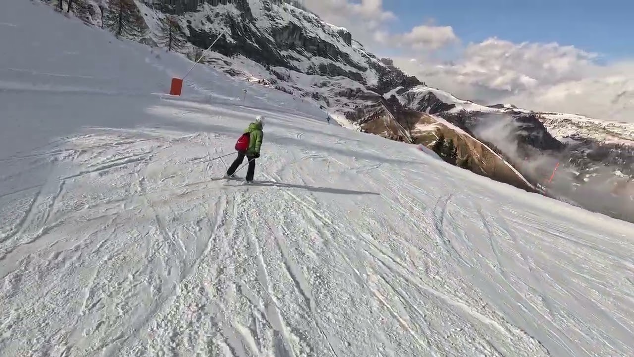 Ski Sella Ronda Dolomites Arabba Superski green route 