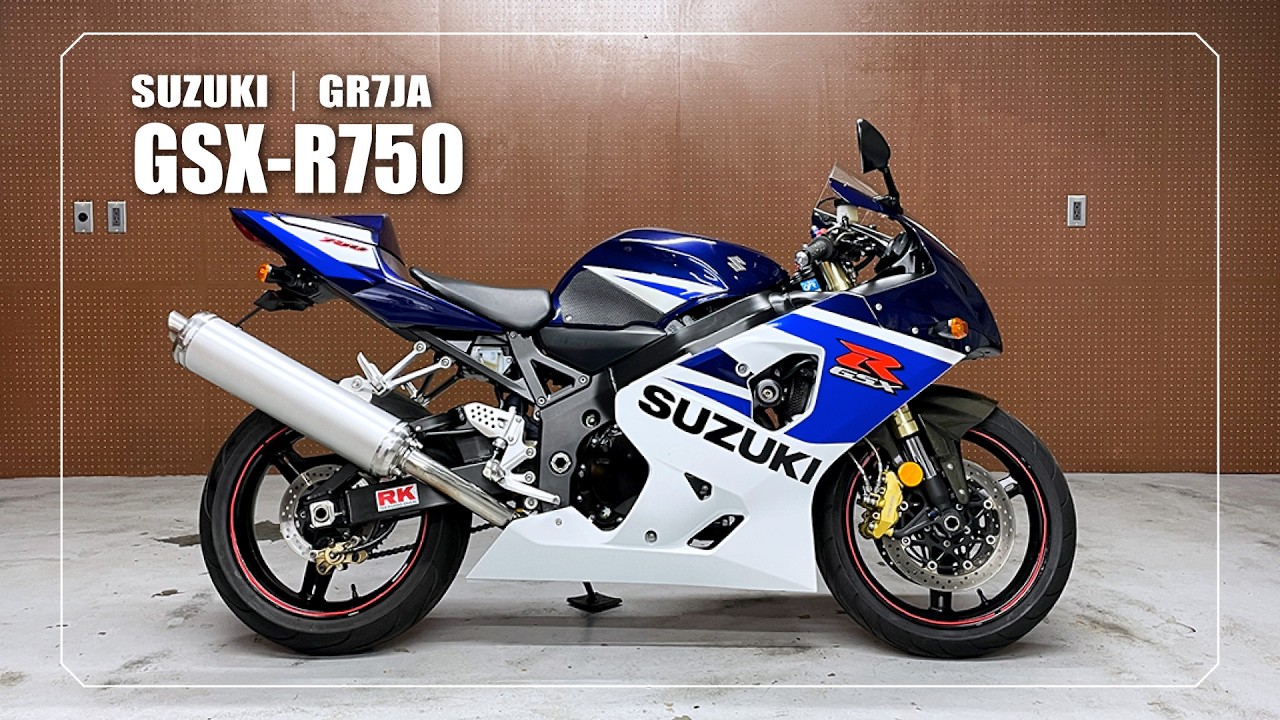 【SUZUKI】GSX-R750｜GR7JA｜NISSIN製ラジアルブレーキマスター・AGRAS製エンジンガード装備＊その他の装備は説明に記載しています↓