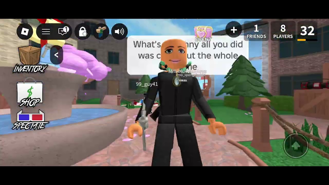 me and my friend jayla play mm2 as baldies!!! (no talking and 0 editing)