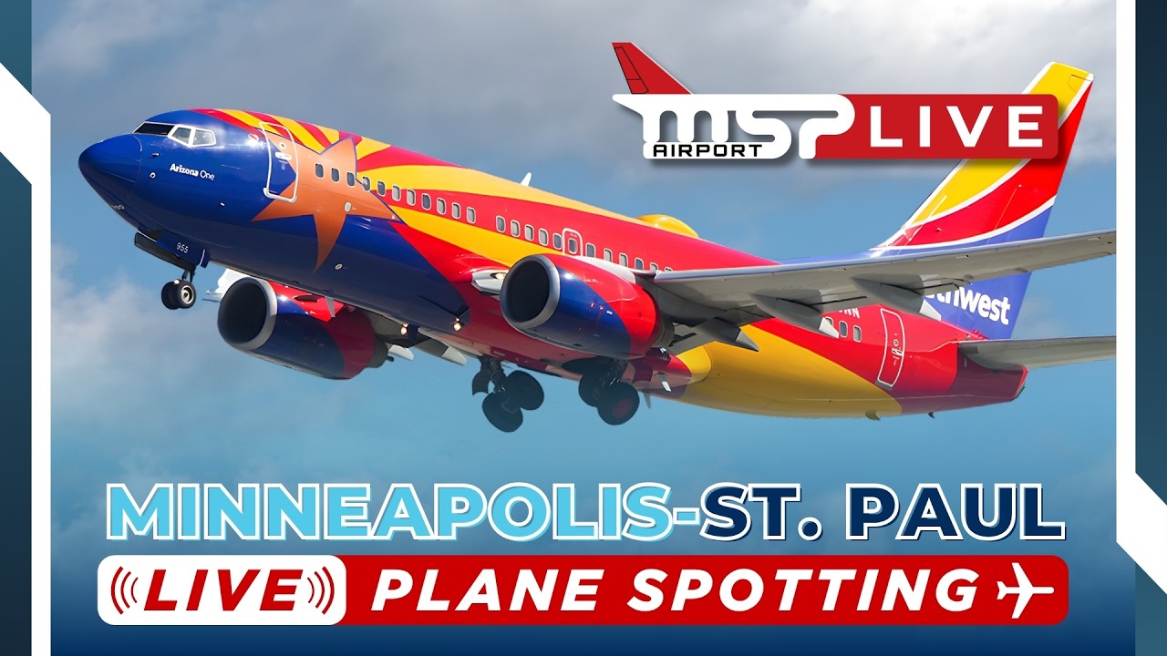 🔴 LIVE ACTION-PACKED PLANE SPOTTING FROM THE TWIN CITIES! ✈ MSP AIRPORT ✈ 3/19/26