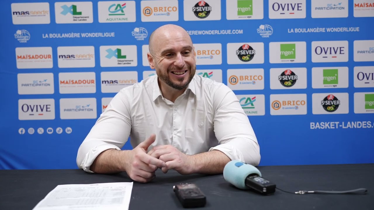 🎙️ Conférence de presse J18 : Basket Landes - CCMBF