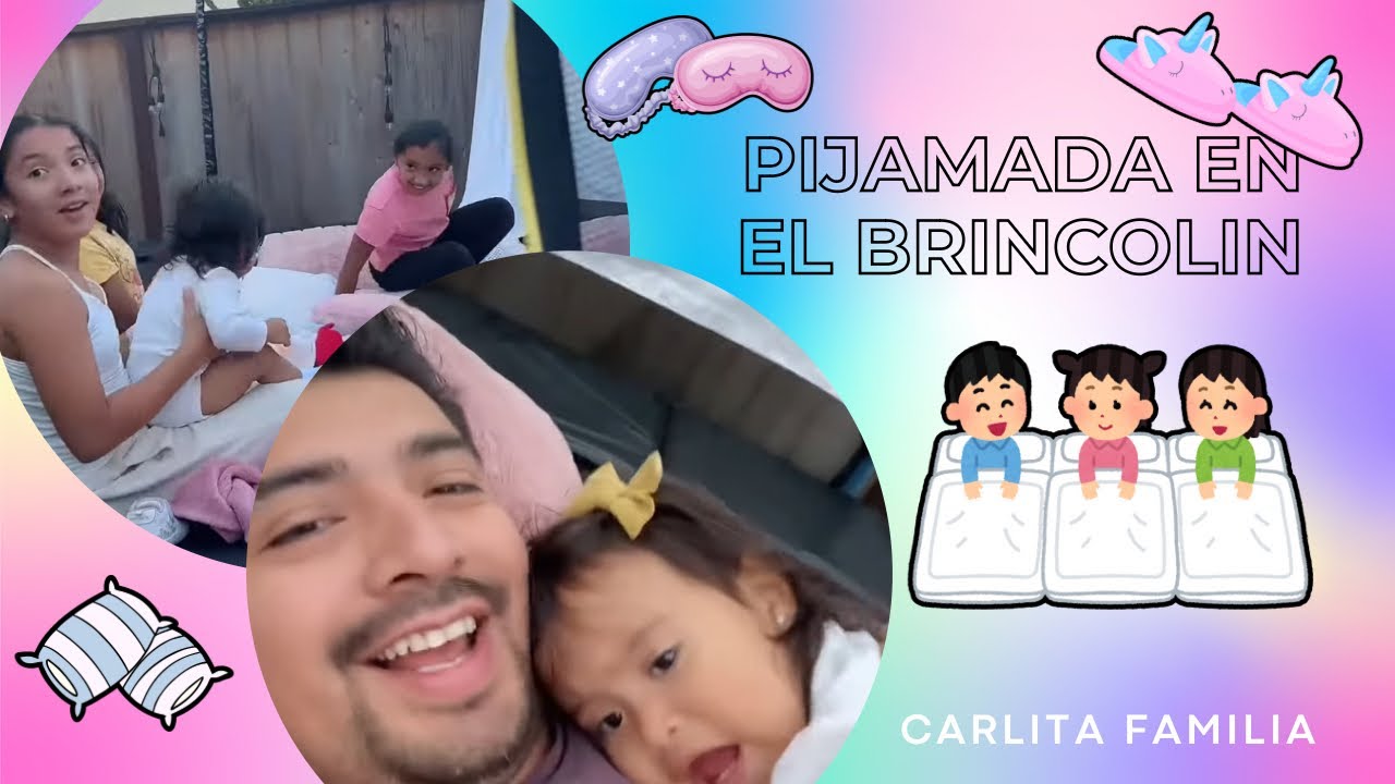 Pijamada en el brincolín 😴💭#pijamada