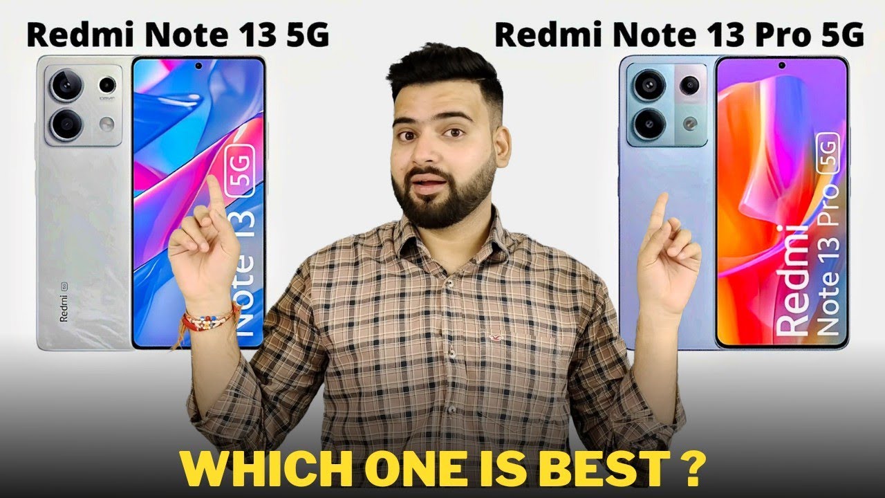Redmi Note 13 5G vs Redmi Note 13 Pro 5G - Full Comparison | Should I buy Redmi Note 13 5G ??🤔