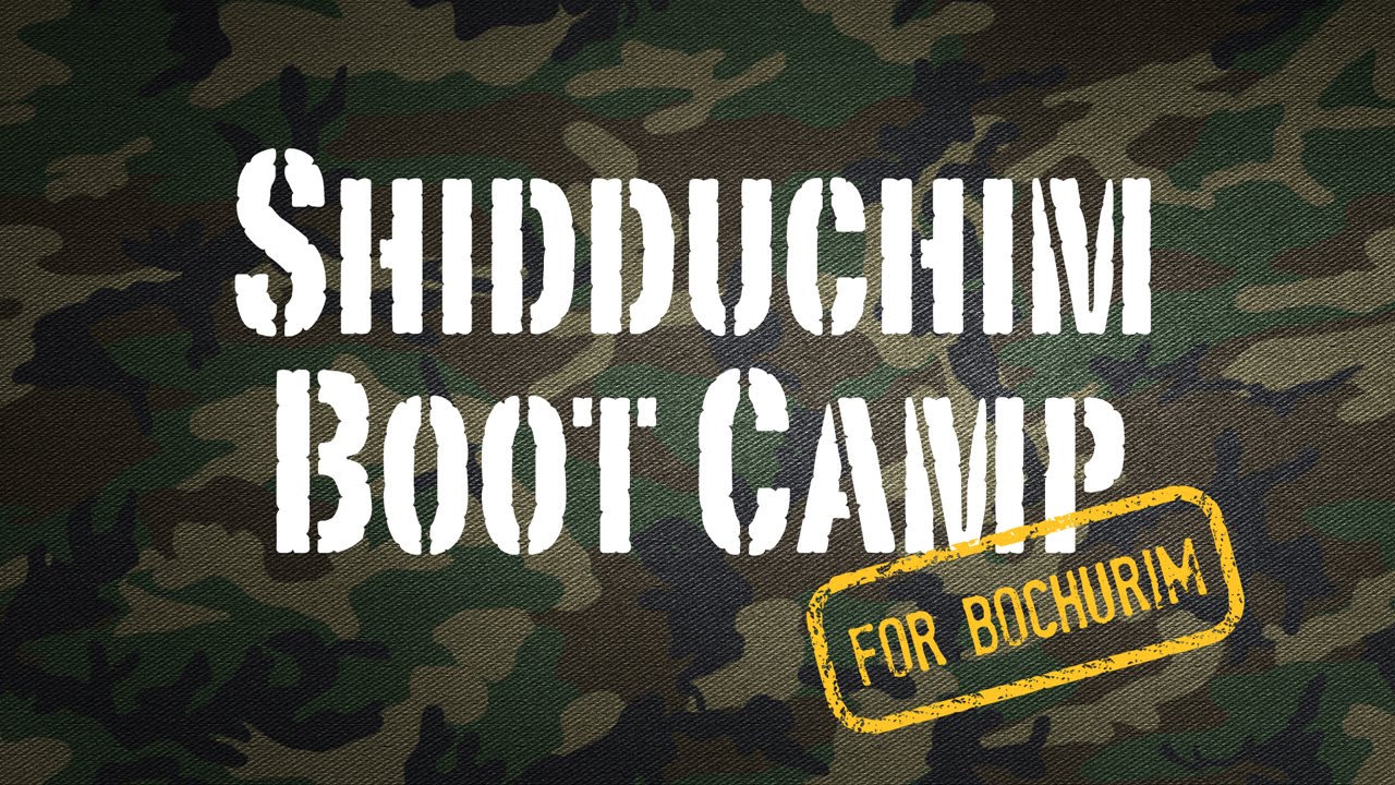 Shidduchim Boot Camp For Bochurim - Rabbi Manis Friedman