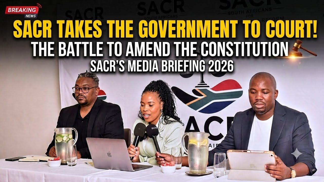 Government Challenged To Amend The Constitution |NO JOBS AFTER 35? |SACR Media Briefing (2026)