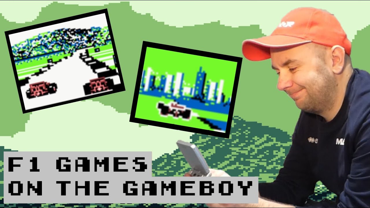 Five F1 games on the original GameBoy
