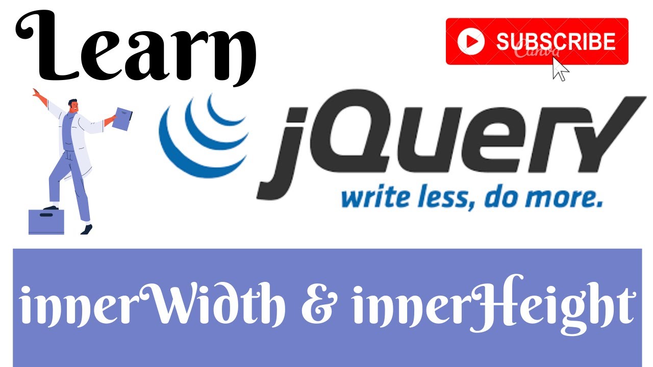 jQuery Lecture - 50 InnerWidth & InnerHeight Method Tutorial in Hindi / Urdu