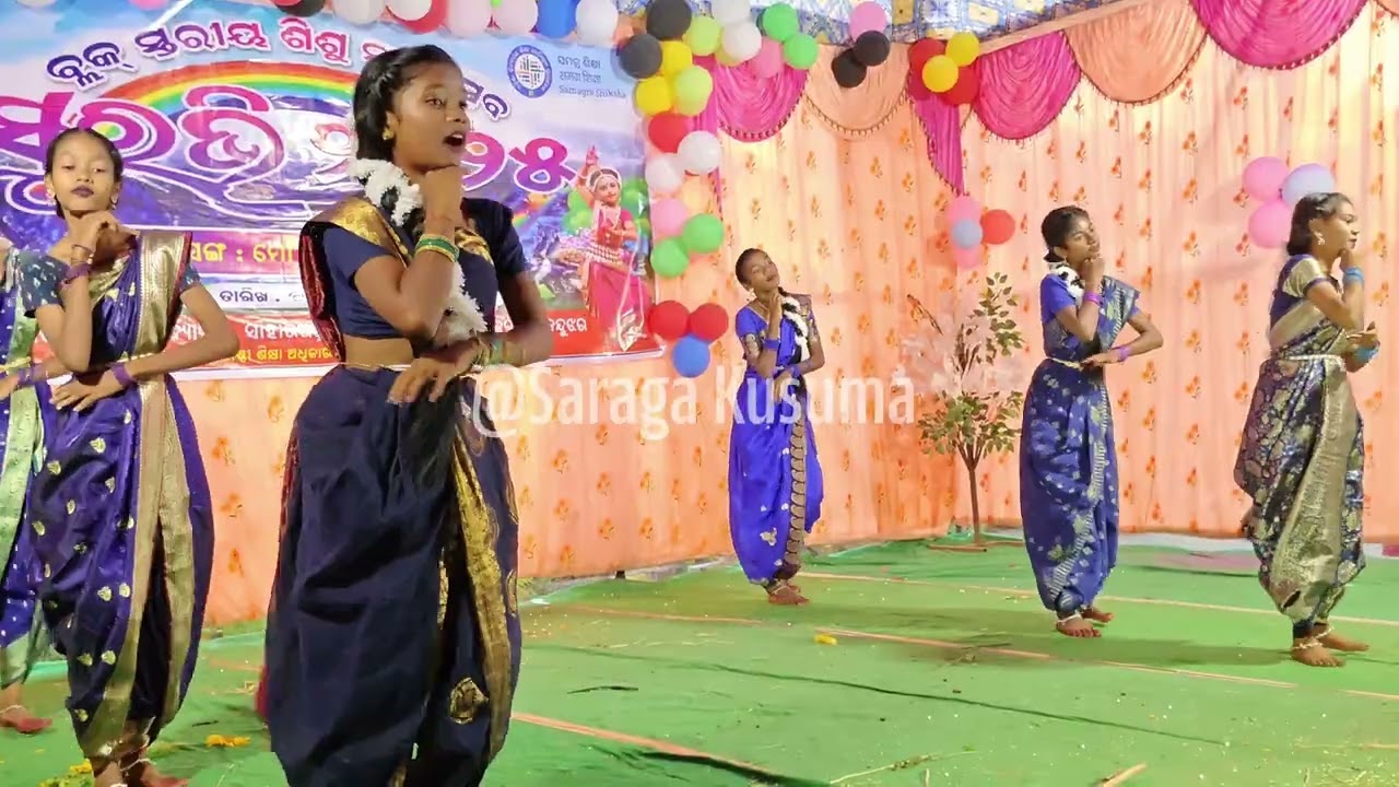 Odisha loka kala dance video #ଓଡିଶା ଲୋକ କଳା #viral dance video #Suravi# School students group dance 