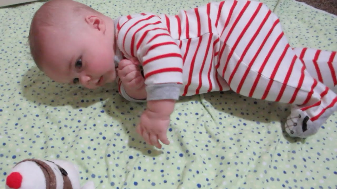 BABY ROLLS OVER!! (6/1/14 - Day 1)